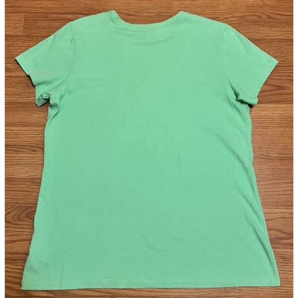 LIFE IS GOOD Green Crusher Tee Graphic Shirt Beach Palm Tropical Women's Size L - Picture 2 of 8